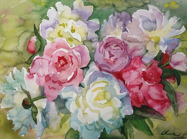 Pojeng - taluaedade p�rl, Reet Ohna E-kunstisalongis