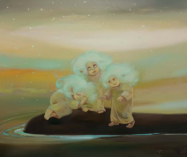 �ksikud helbed vaid, Pille Tammela E-kunstisalongis