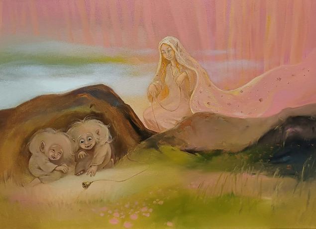 Haldjaudu helin, Pille Tammela E-kunstisalongis