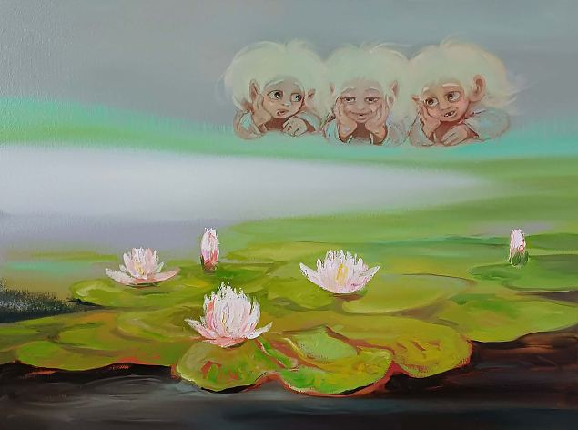 V�luvate vesirooside aegu, Pille Tammela E-kunstisalongis