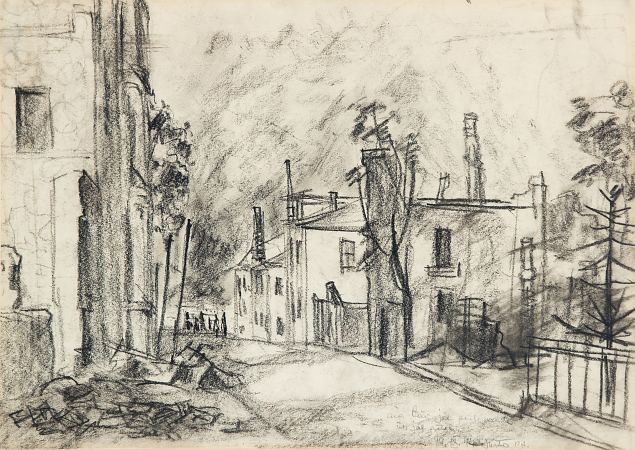 Aia t�navalt j�e poole vaade, Priidu Aavik E-kunstisalongis