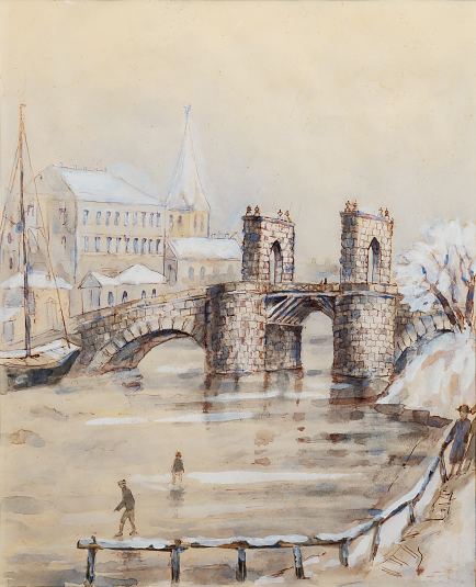 9. Kivisild talvel, Hilda Kamdron E-kunstisalongis