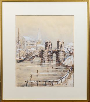 9. Kivisild talvel, Hilda Kamdron E-kunstisalongis