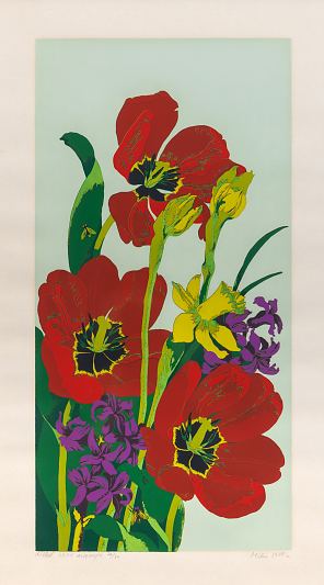 24. Lilled, Malle Leis E-kunstisalongis