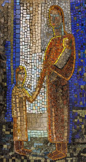 35. Figuurid sinisel, Eugeni Noorm�gi E-kunstisalongis