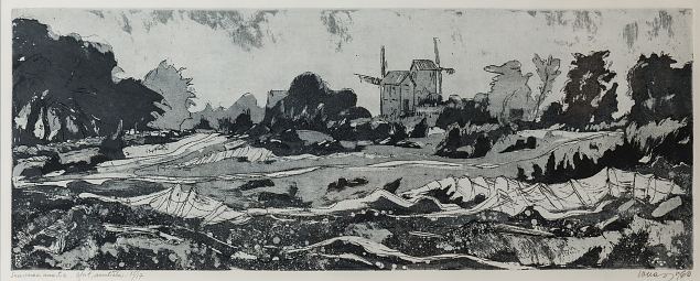 38. Saaremaa maastik, Evald Okas E-kunstisalongis