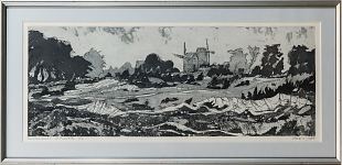 38. Saaremaa maastik, Evald Okas E-kunstisalongis