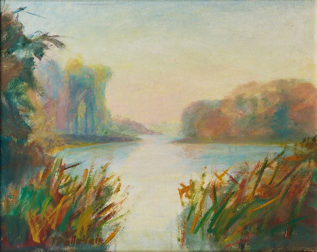 42. Vaade j�rvele, Tiiu Pallo-Vaik E-kunstisalongis