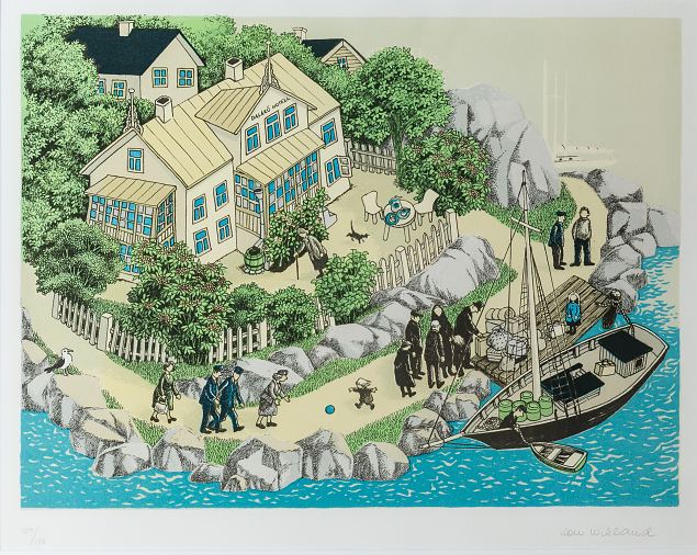 73. Saabumine Dalar�sse, Ilon Wikland E-kunstisalongis