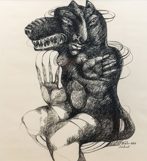 43. Libahunt, Hille Palm E-kunstisalongis