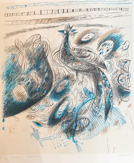 Sinilind, Vive Tolli E-kunstisalongis