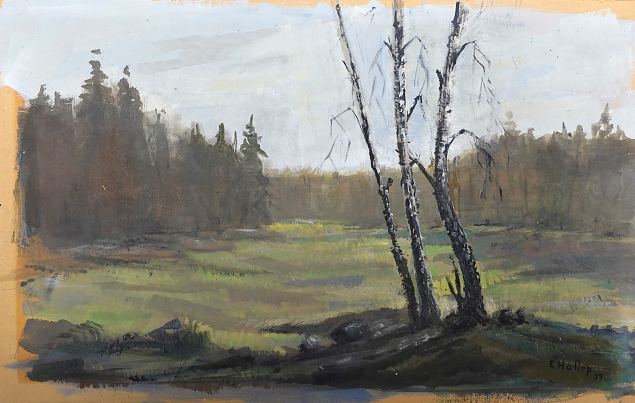 Maastik, Ernst Hallop E-kunstisalongis