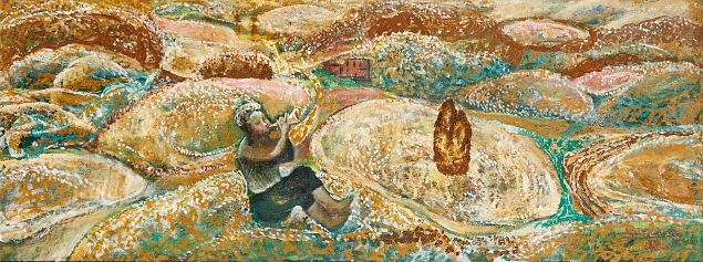 1. Karjapoiss, Efraim Allsalu E-kunstisalongis