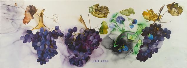 21. Viinamarjad, Malle Leis E-kunstisalongis