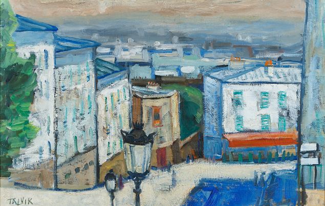 47. Montmartre. Paris, Herman Talvik E-kunstisalongis