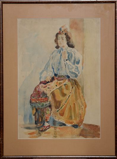7. Rahvatantsija, Karl Burman Jun E-kunstisalongis