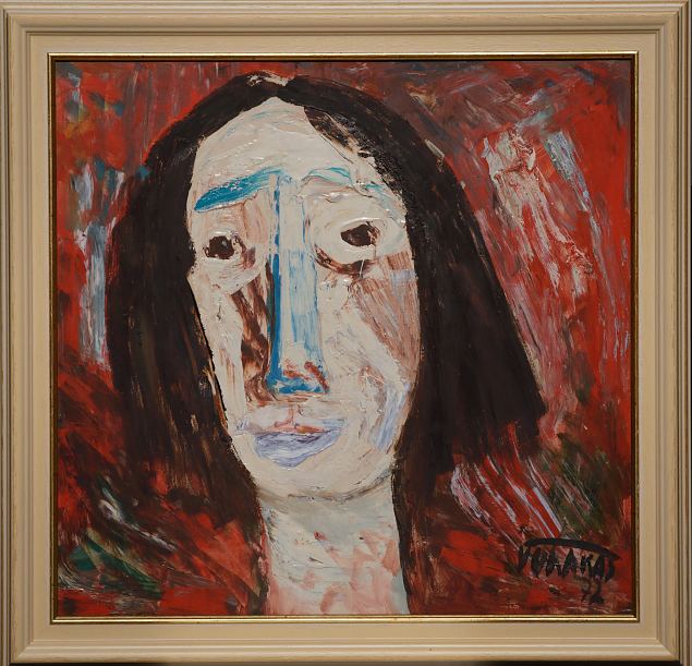 28. Naise pea, Valdur Ohakas E-kunstisalongis