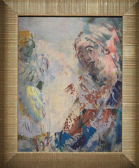33. Naise portree. Naeratus, Evald Okas E-kunstisalongis