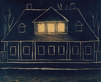 Maja mustal foonil, Aleksander Suumann E-kunstisalongis