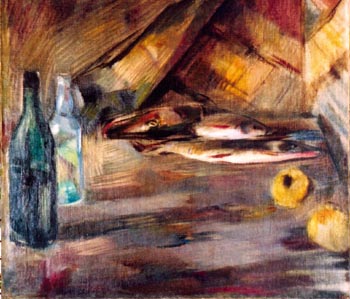 NATÜÜRMORT KALADEGA, Rudolf Sepp E-kunstisalongis