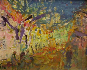 Sügispäike Supilinnas, Jüri Marran E-kunstisalongis