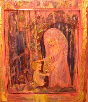 Ikaros ja Sedna, Piret Veski E-kunstisalongis