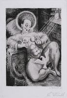 Tütarlaps allikal (Istuv naine), Eduard Wiiralt E-kunstisalongis