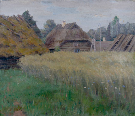 Maastik taluga, Ludvig Oskar E-kunstisalongis