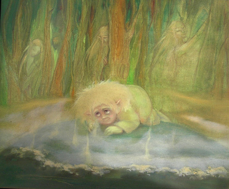 See vist on haldjaaur, Pille Tammela E-kunstisalongis