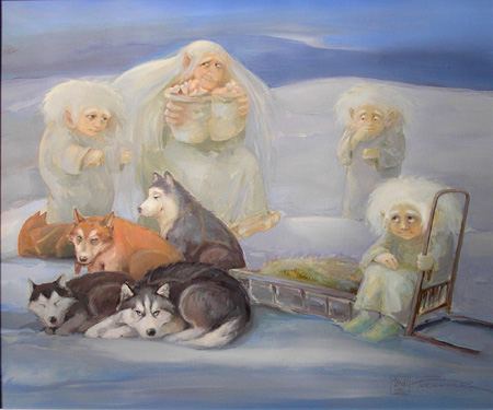 Polegi nii väsinud, rohkem tahaks süüa, Pille Tammela E-kunstisalongis