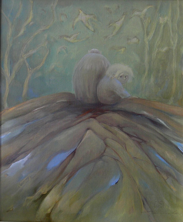 Kahekesi künkal, Pille Tammela E-kunstisalongis