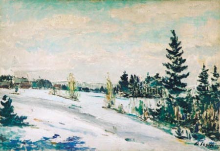 Talvemaastik, Rudolf Sepp E-kunstisalongis