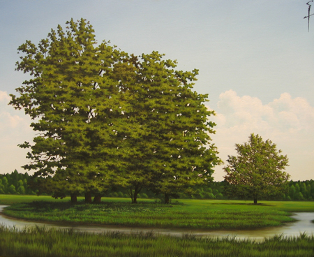 Kas poleks lahe seal puu all laiselda, Paul Sontag E-kunstisalongis