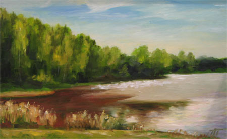 Põlva järv, Aili Tammela E-kunstisalongis