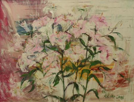 Roosad liiliad, Marju Villem E-kunstisalongis