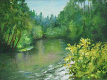 Võhandu jõgi, Aili Tammela E-kunstisalongis