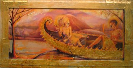 Sõit jõel, Piret Veski E-kunstisalongis