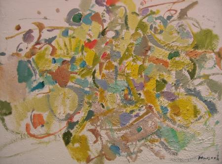 Kollane abstraktsioon, Margus Meinart E-kunstisalongis