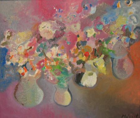 Lilled ja vaasid, Margus Meinart E-kunstisalongis