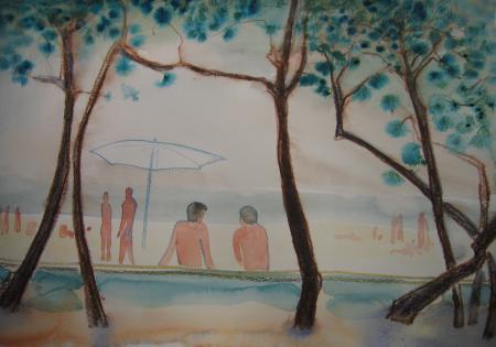 Pärnu rand, Kalli Kalde E-kunstisalongis