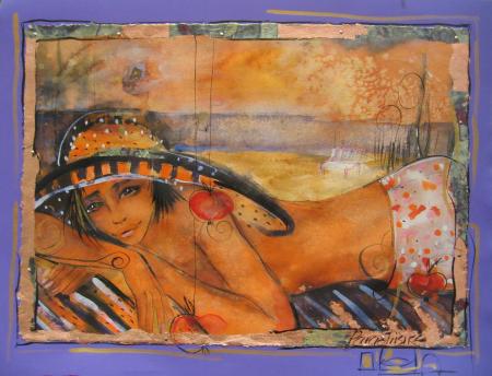 Paradiisike, Piret Veski E-kunstisalongis