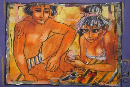 P�rnu motiiv, Piret Veski E-kunstisalongis