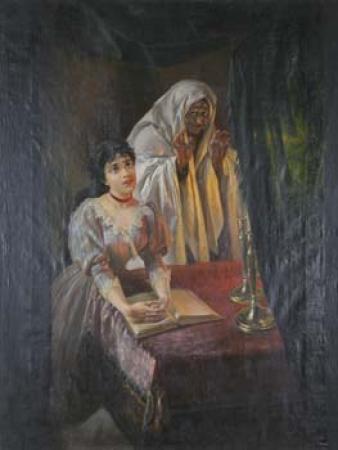 Ttarlaps ja vana naine, Autor Teadmata E-kunstisalongis
