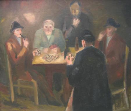 Kaardimängijad, Johannes Uiga E-kunstisalongis