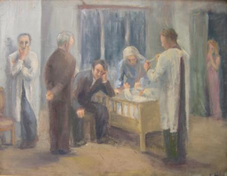 Haige juures, Johannes Uiga E-kunstisalongis