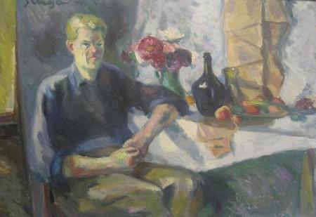 Poisiga portree, Johannes Uiga E-kunstisalongis