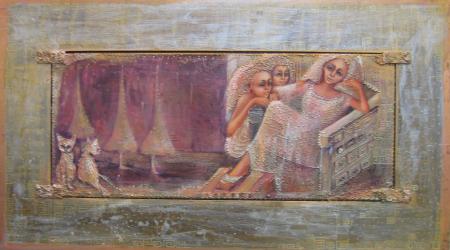 �htujutud II. Lapsed ja kassid, Piret Veski E-kunstisalongis