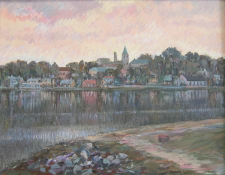 Vaade Haapsalu linnale, Liive Koppel E-kunstisalongis