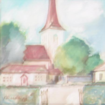 Jaani kirik Haapsalus, Piibe Arrak E-kunstisalongis