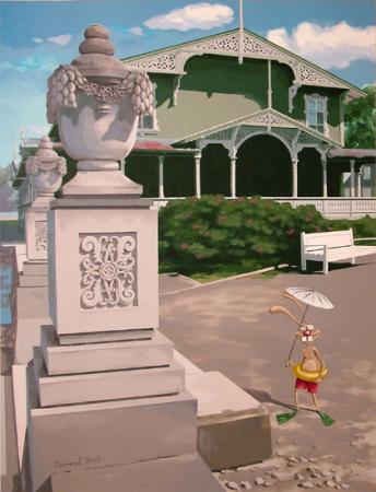 Haapsalus suvitamas, Raimond Lepiste E-kunstisalongis